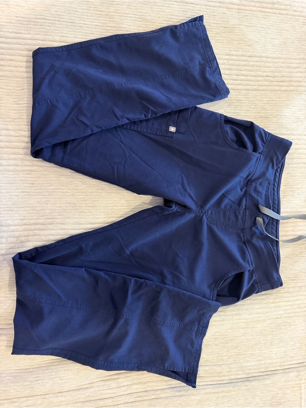 Figs Women's Navy Drawstring Scrub